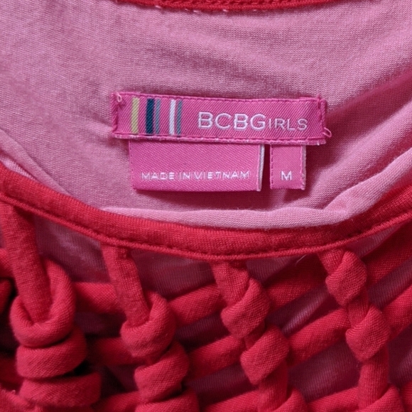 NWOT BCBGirls Red Tank w/Adjustable Straps - Picture 3 of 5